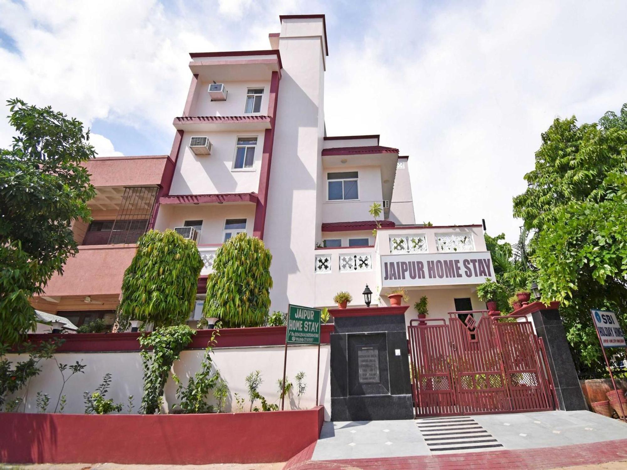Hotel O 75407 Hotel Jaipur Home Stay Hawa Sadak Kültér fotó
